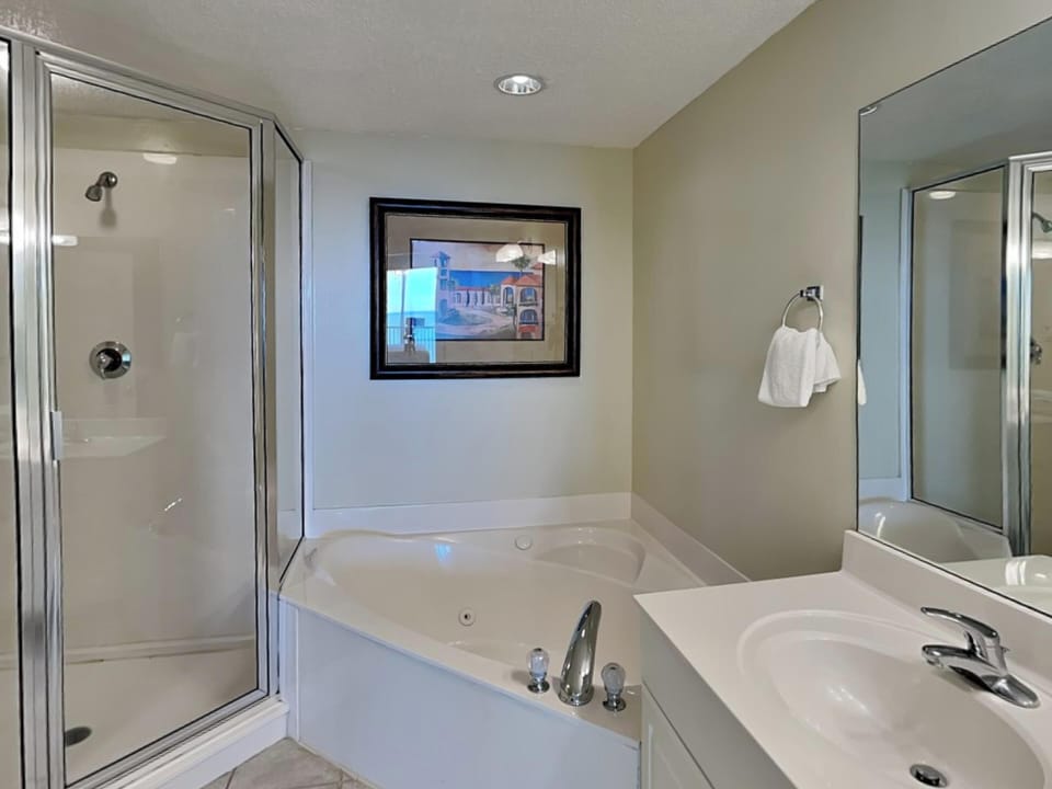 Primary Bedroom - Shower & Garden Style Tub