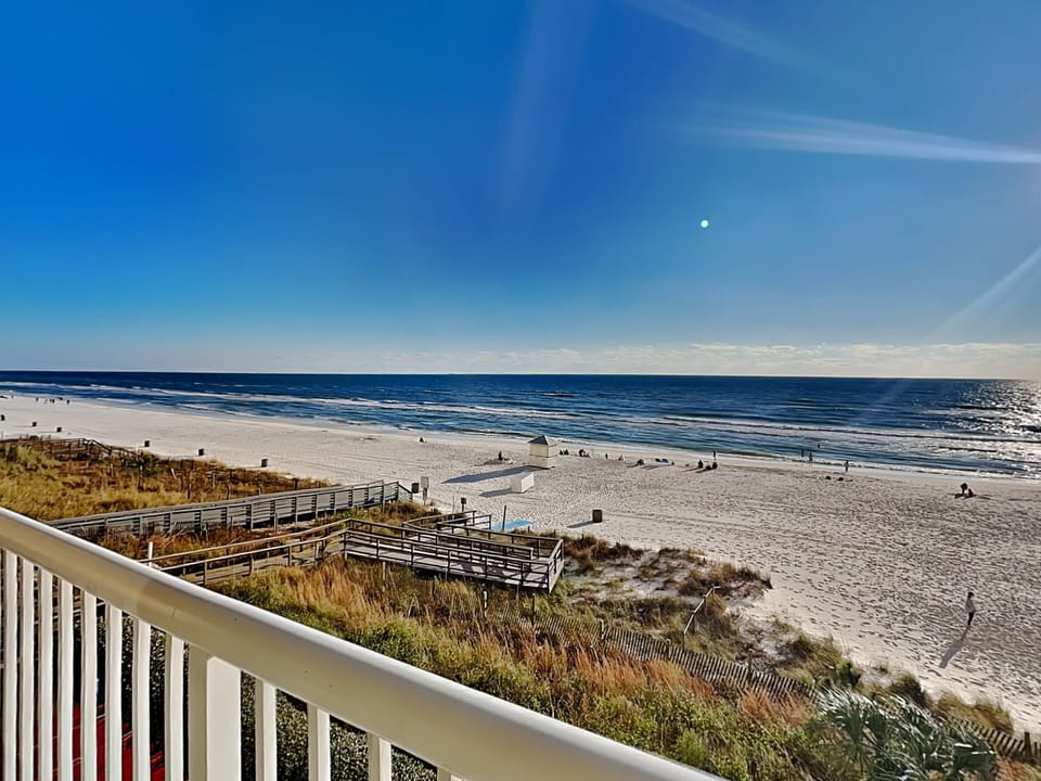 Gulf Front Balcony View