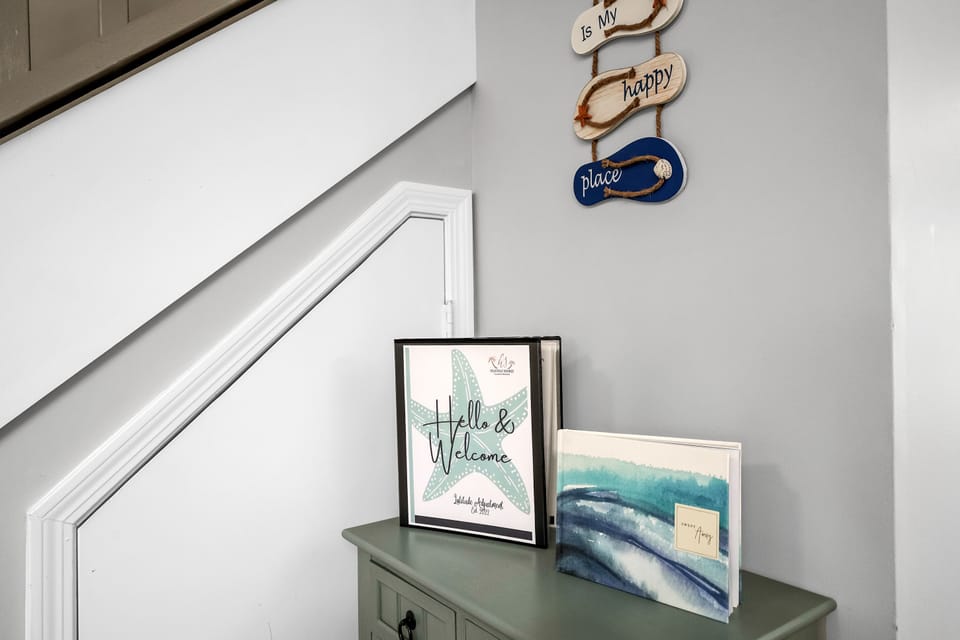 Welcome Book provides you with instructions of the home as well as local favorites!
