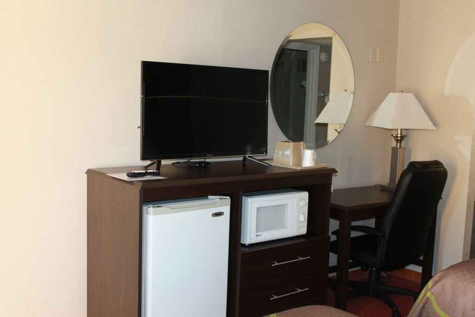 Individually decorated, individually furnished, desk, iron/ironing board