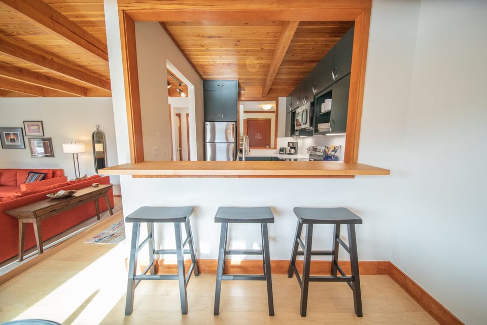 More seating at the bar countertop
