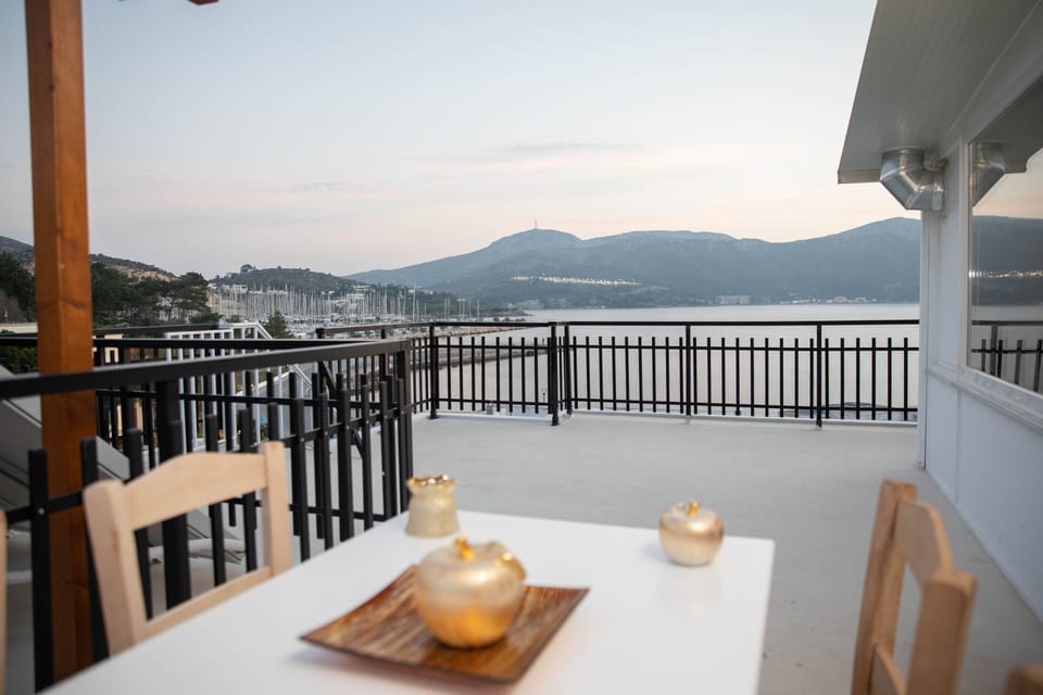 Terrace Dining Area with Marina View