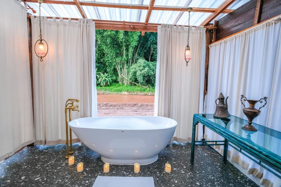 Premium Tent | Free minibar, individually decorated, blackout drapes, free WiFi