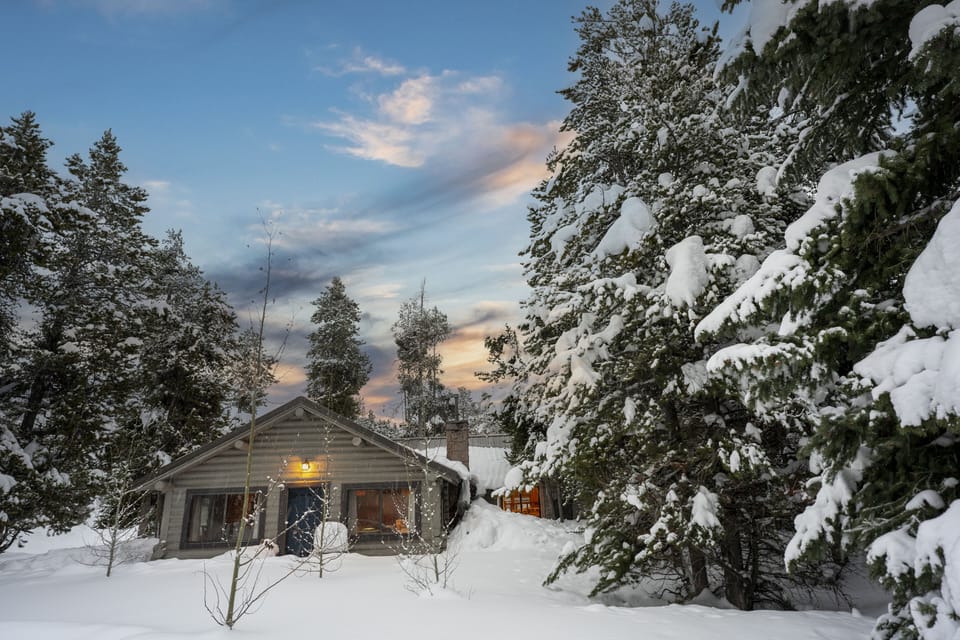 Modernized, Real-Log Homestead