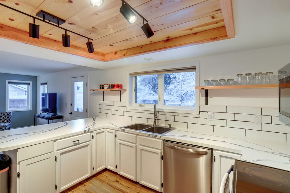 Kitchen | 1st Floor | Drip Coffee Maker | Pots & Pans | Toaster