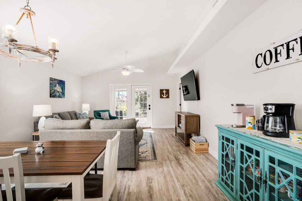 Dining to living room view