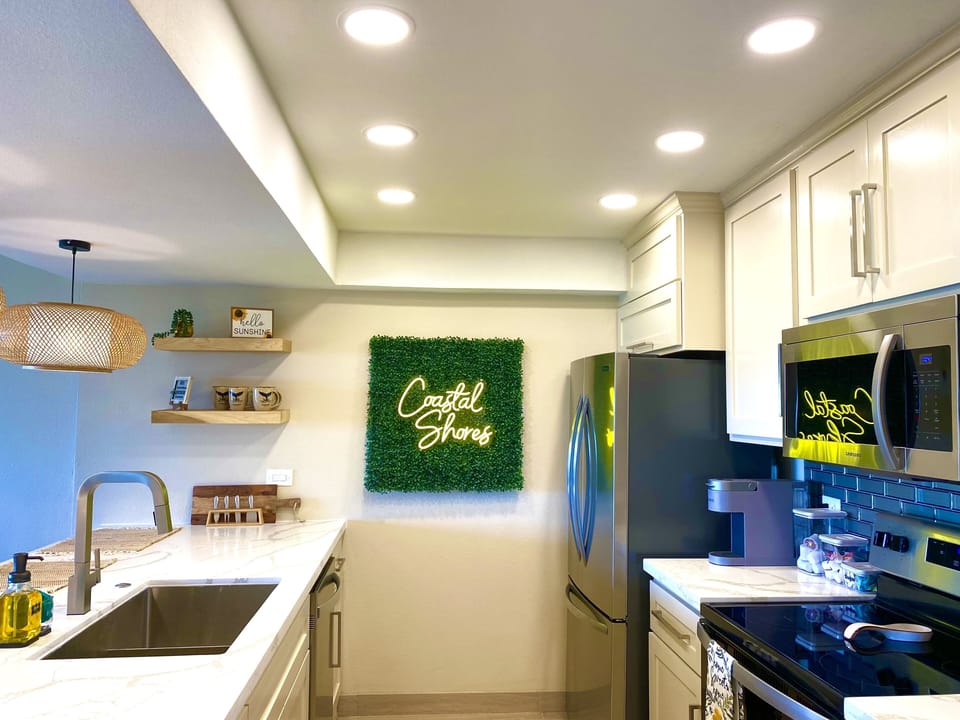 All new appliances in the kitchen