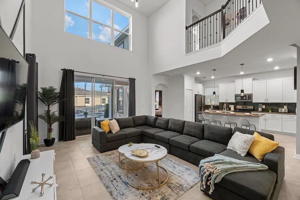Family Room and Kitchen