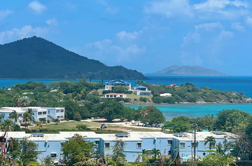 View of complex from hill