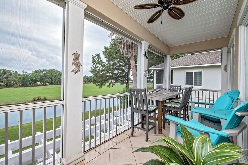 View of Golf Course from balcony.
