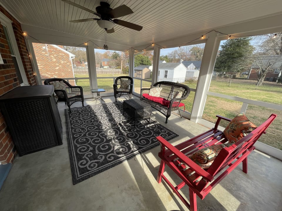 Covered porch