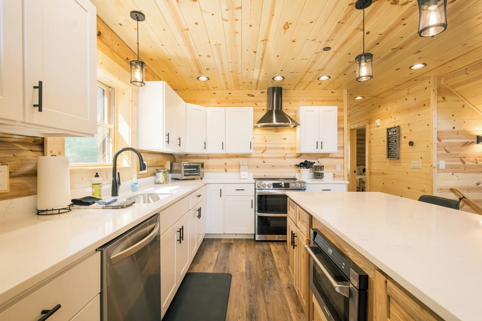 Brand new stainless steel appliances, two fridge & freezers and two icemakers.