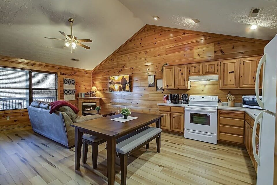 Kitchen and Living room