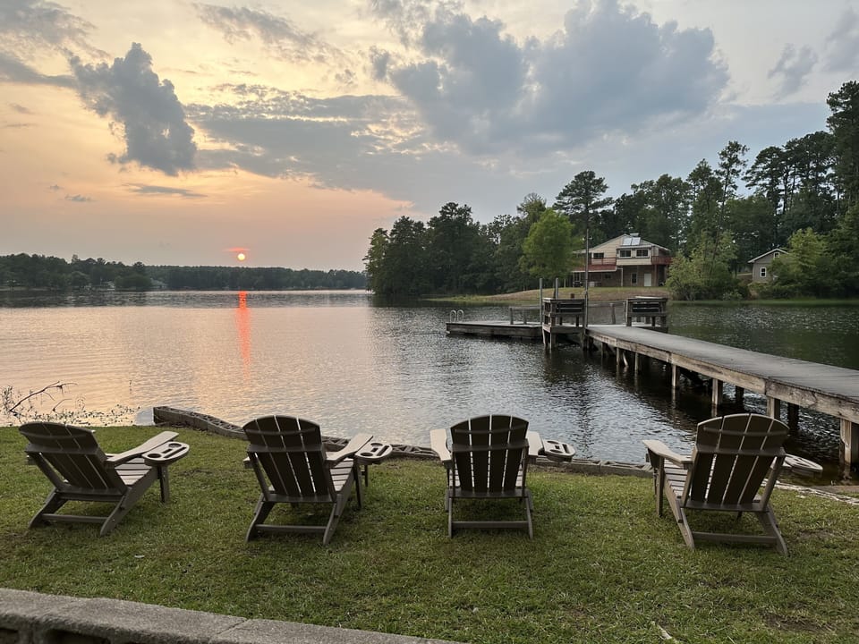 Sunset on the lake
