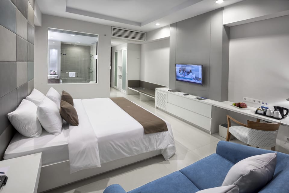 In-room safe, desk, blackout drapes, iron/ironing board