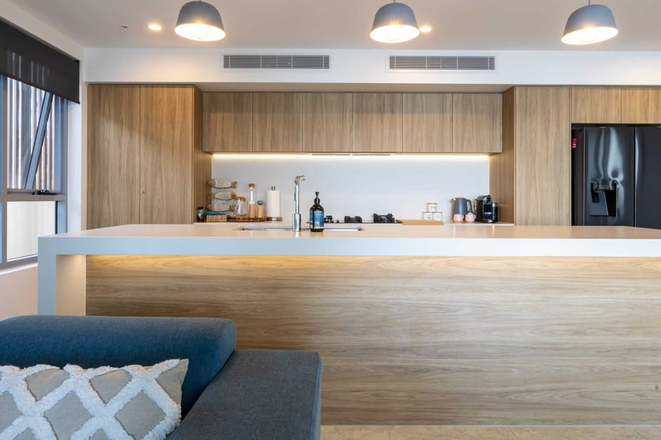 The kitchen is fully equipped with everything you need on your holiday