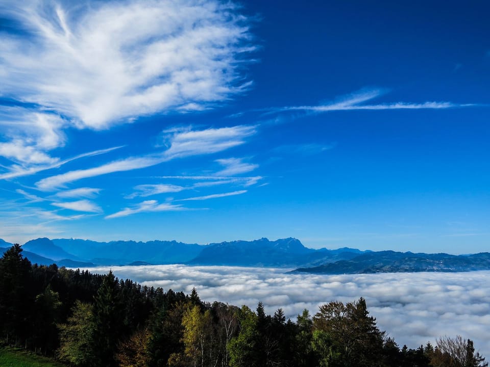... above the clouds.