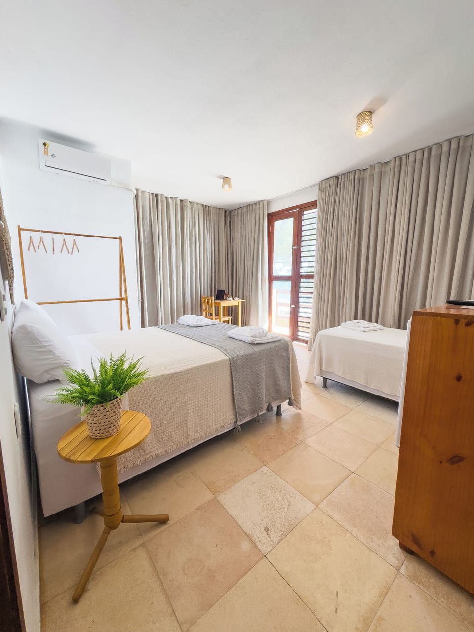Superior Triple Room, Housekeeping, Beach View | Minibar, WiFi (free)