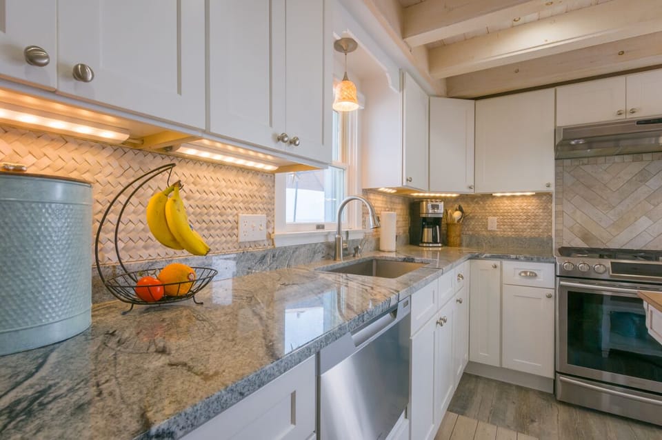 Kitchen with standard drip coffee maker