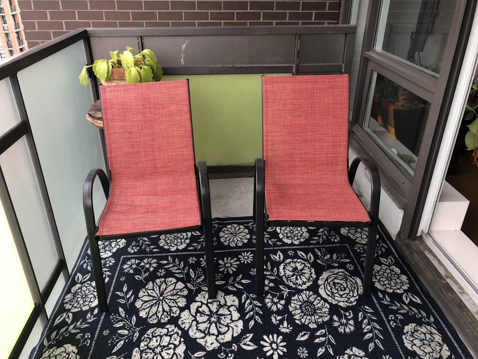 Great spot to relax and have a glass of wine