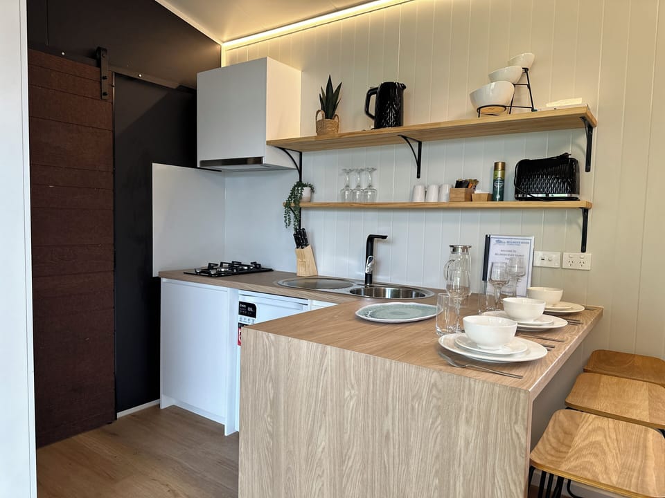 Deluxe Studio | Private kitchenette | Full-size fridge, microwave, stovetop, dishwasher