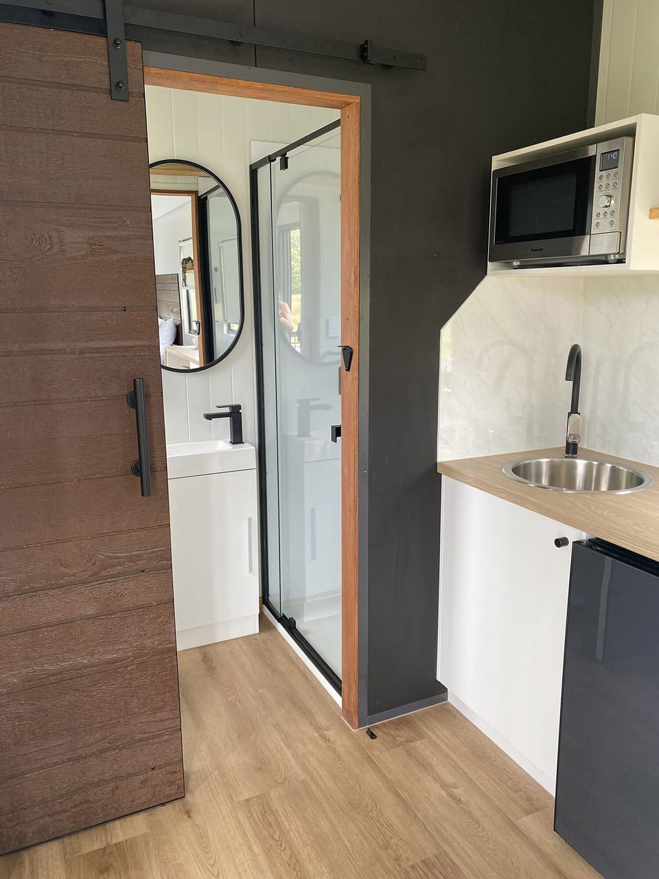 Standard Studio | Private kitchen | Full-size fridge, microwave, stovetop, dishwasher