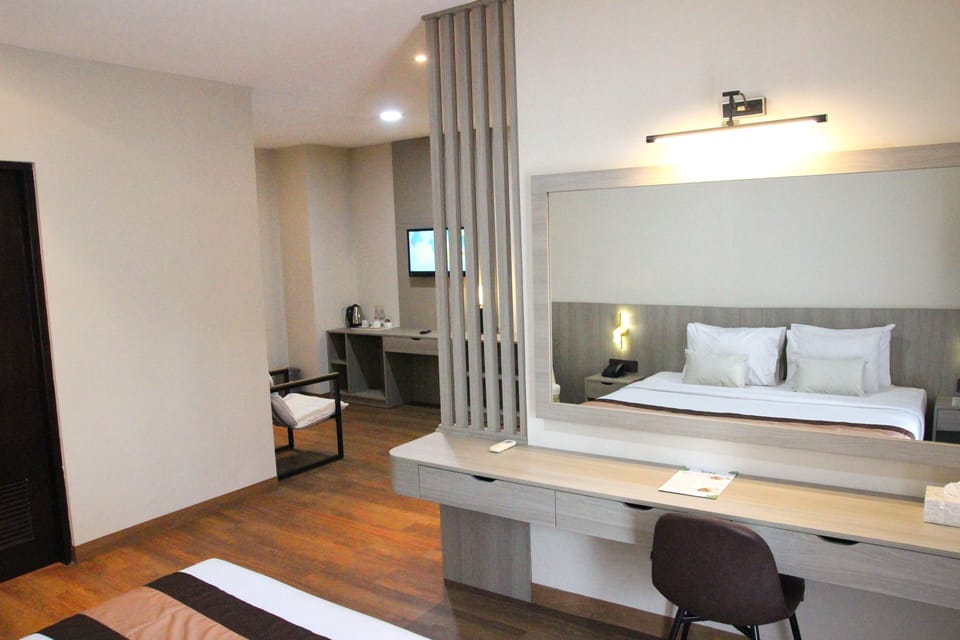 Blackout drapes, iron/ironing board, free WiFi, bed sheets