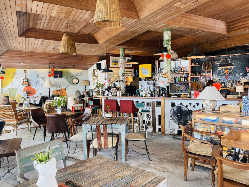 Restaurant alongside Bang Por Beach.