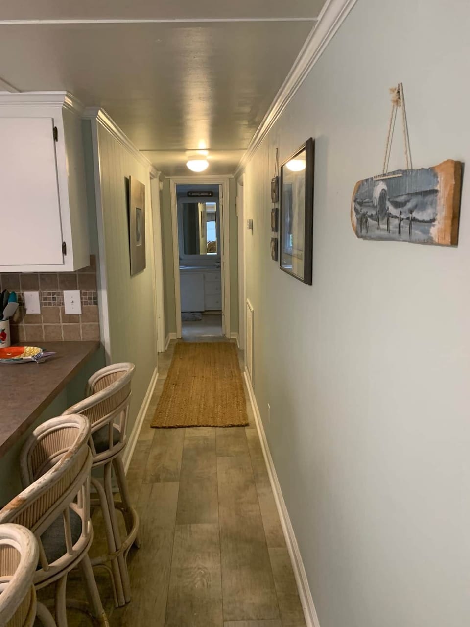 Hallway to Bedroom 2, 3 and Back Bath/Laundry