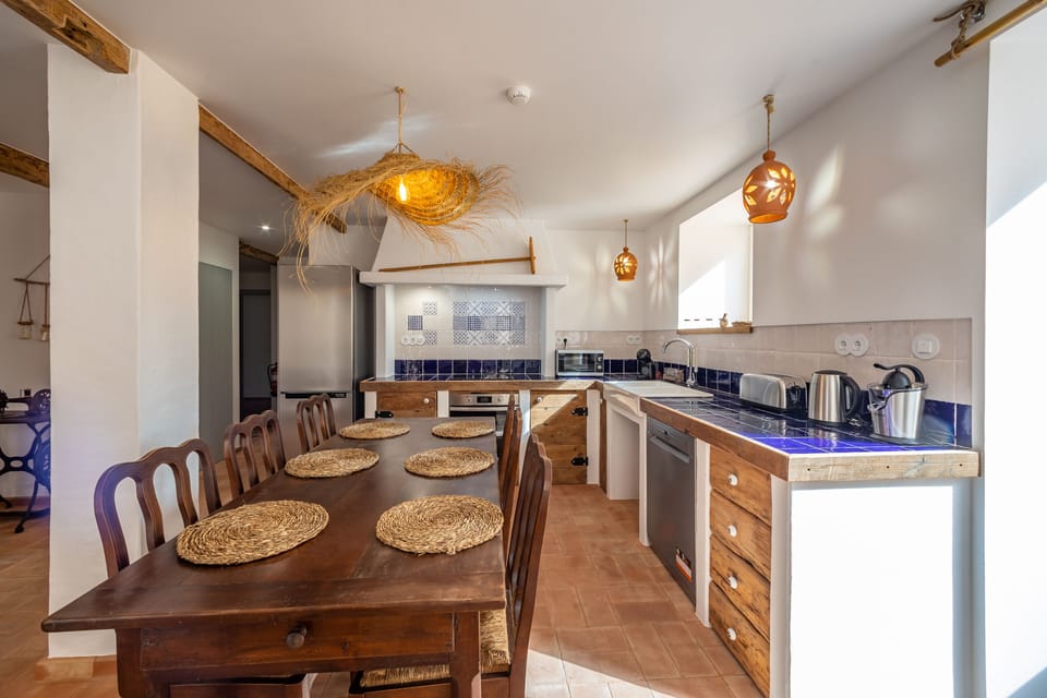 Guest House (3 Suites) | Private kitchen | Full-size fridge, microwave, oven, stovetop