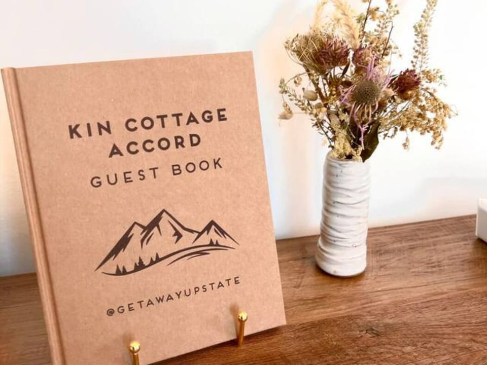 Cottage guest book