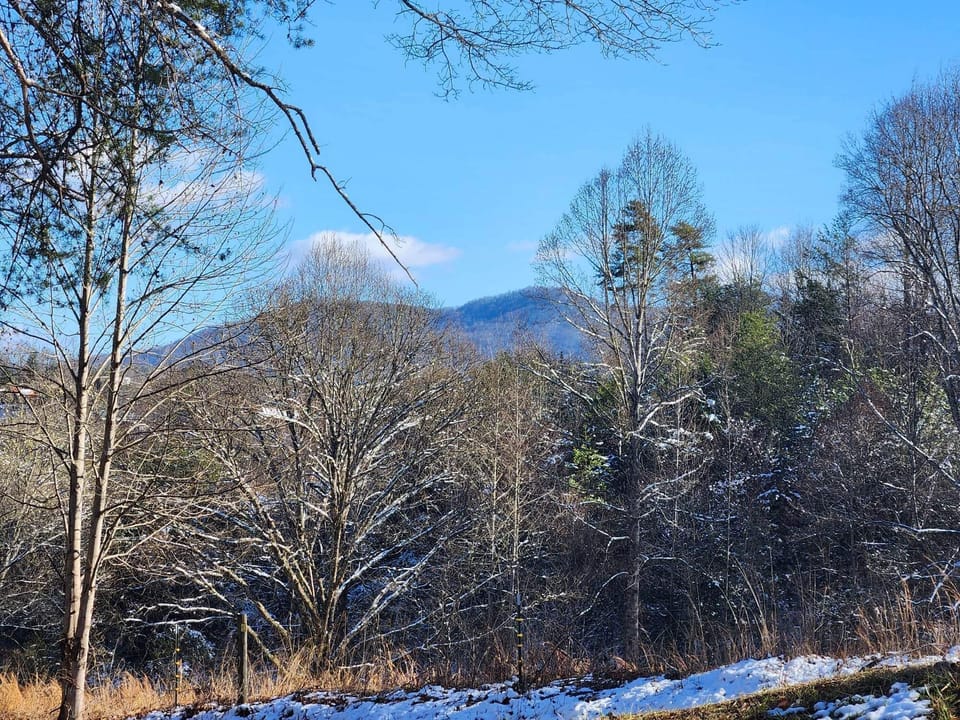 Mountain views from the front door