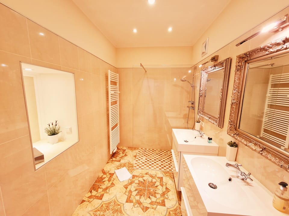 Apartment, 1 Bedroom | Bathroom | Shower, hair dryer, towels, soap