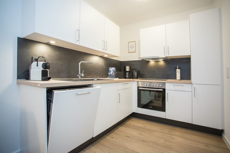 Apartment | Private kitchen | Highchair, cookware/dishes/utensils