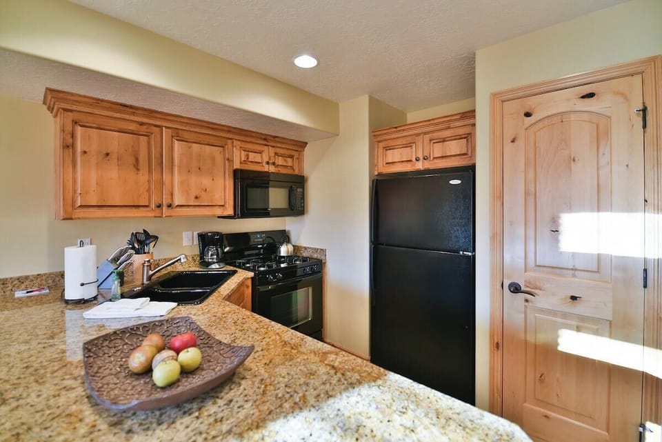 Kitchen full sized fridge