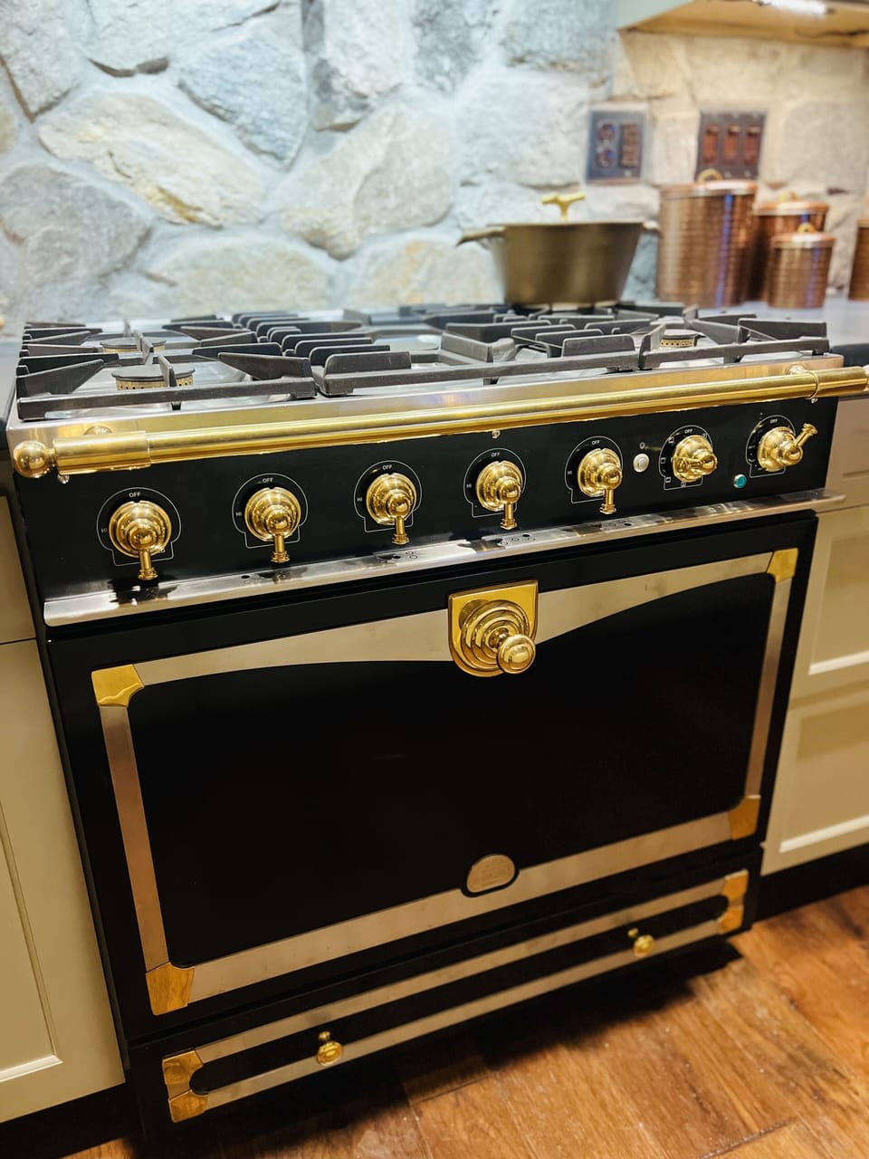 La Cornue range with pot filler. 
