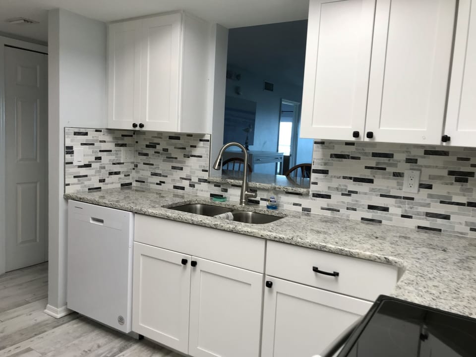 Large recently renovated kitchen 

