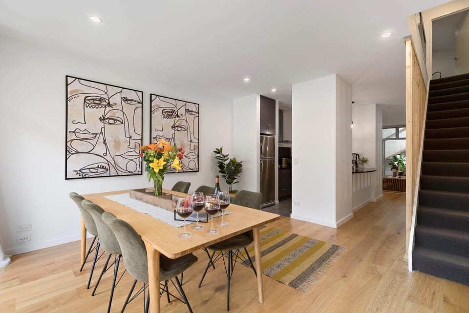 Dinning table and social space