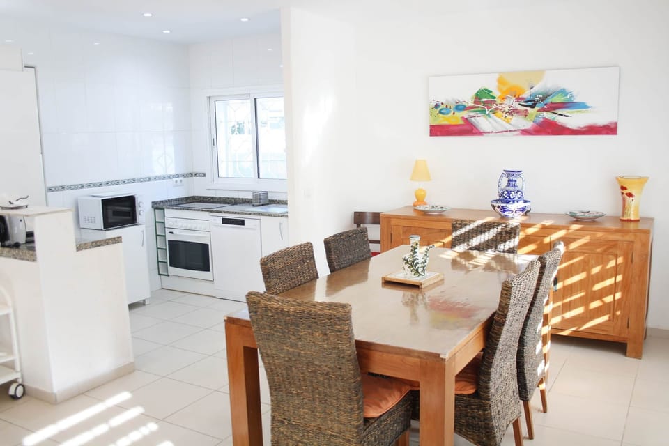 dining room and kitchen