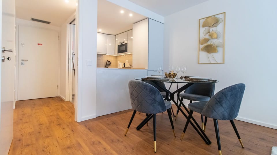 Dining area for four people, with comfortable and beautiful chairs #lovely #stunning