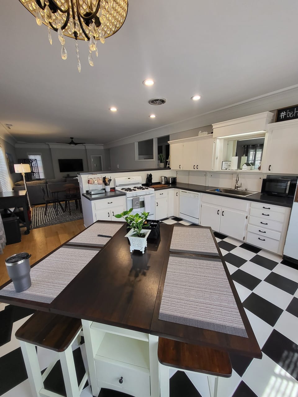 Kitchen with Breakfast Nook and wine Bar