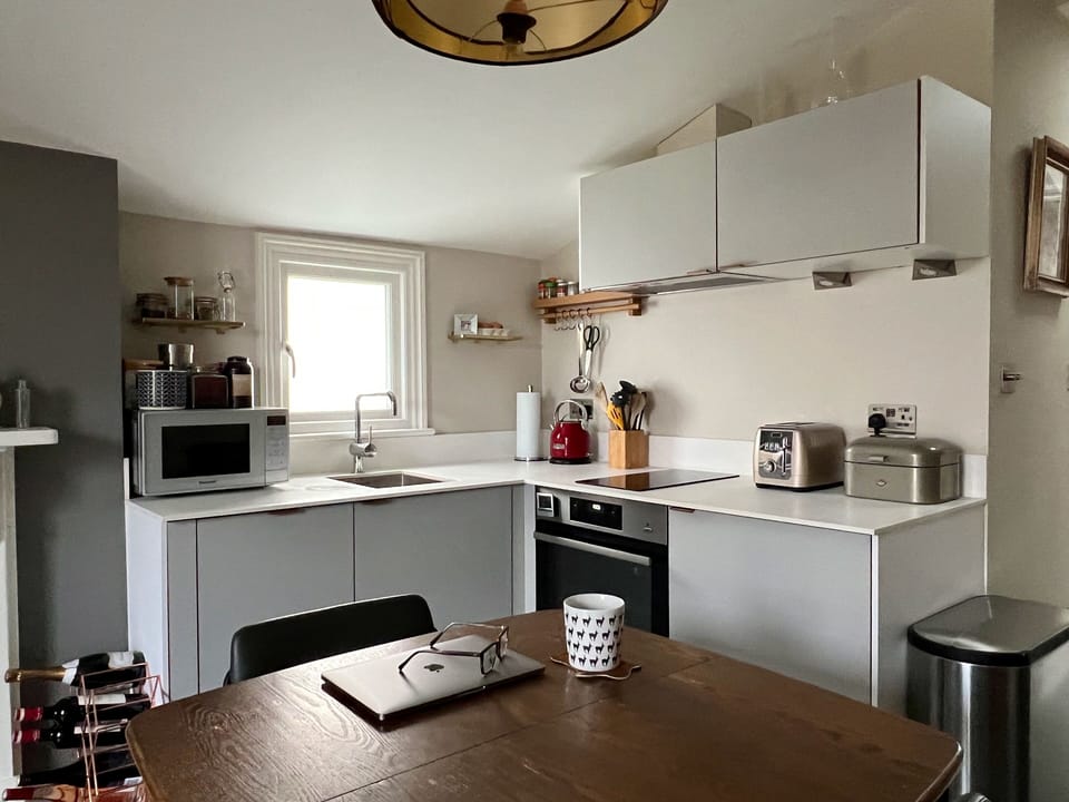 Kitchen in open plan living room