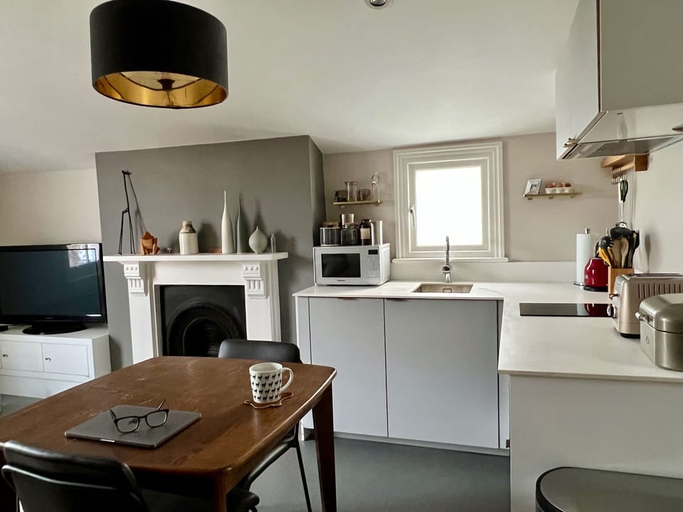Kitchen in open plan living room