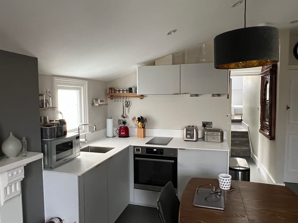 Kitchen in open plan living room