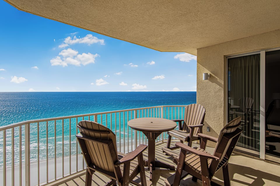Private balcony.