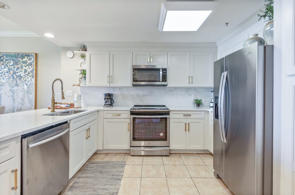 Newly renovated kitchen