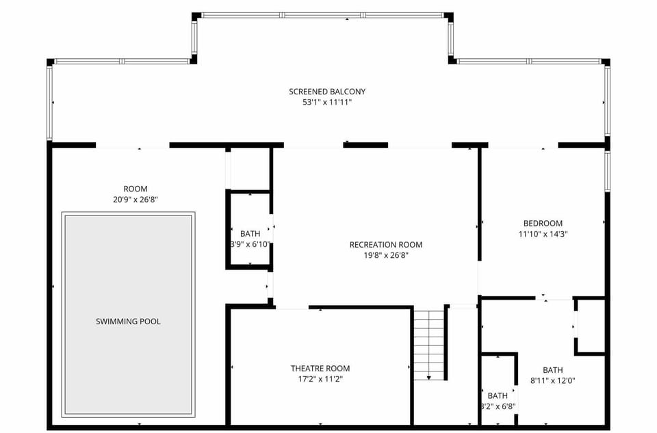 Cabin, 6 Bedrooms | Floor plan