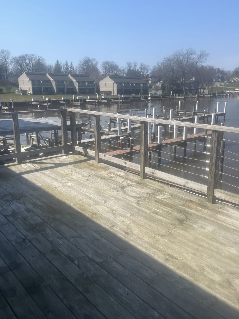 Private Deck Overlooking Black River
