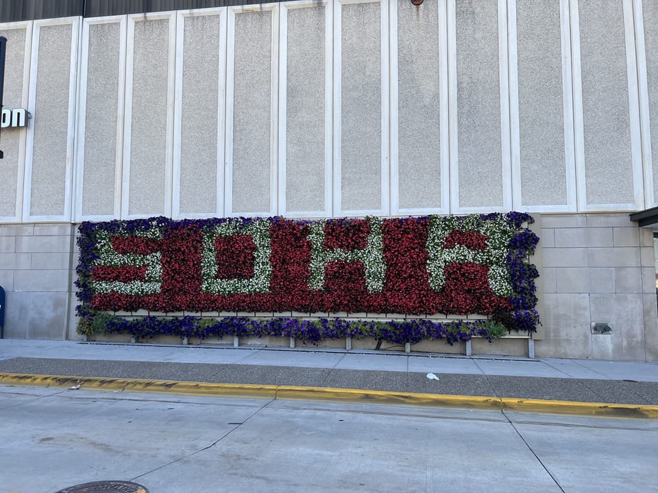 South Haven (SoHa) Floral Artwork Display