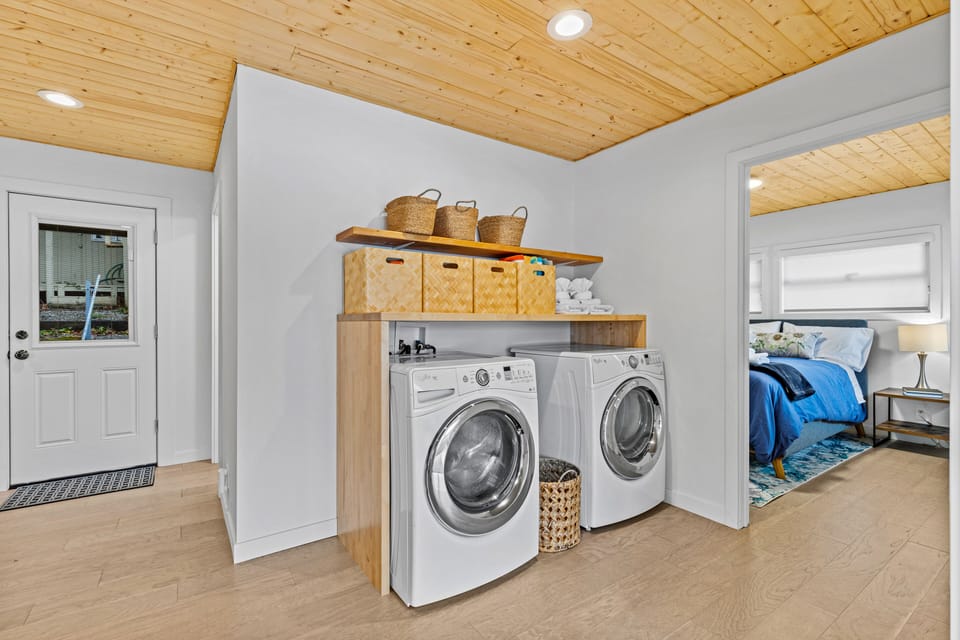 Washer and dryer available for our guests to use!